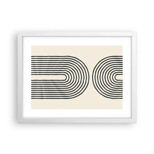 Poster in einem weißen Rahmen - In einem Moment ... - 40x30 cm