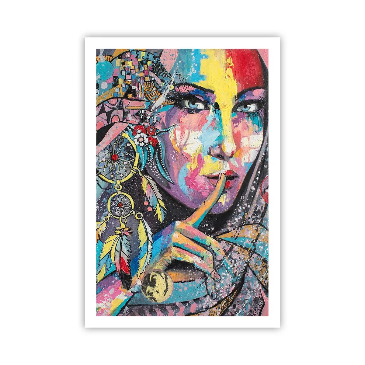 Poster - Sei still, bis du verstehst - 61x91 cm