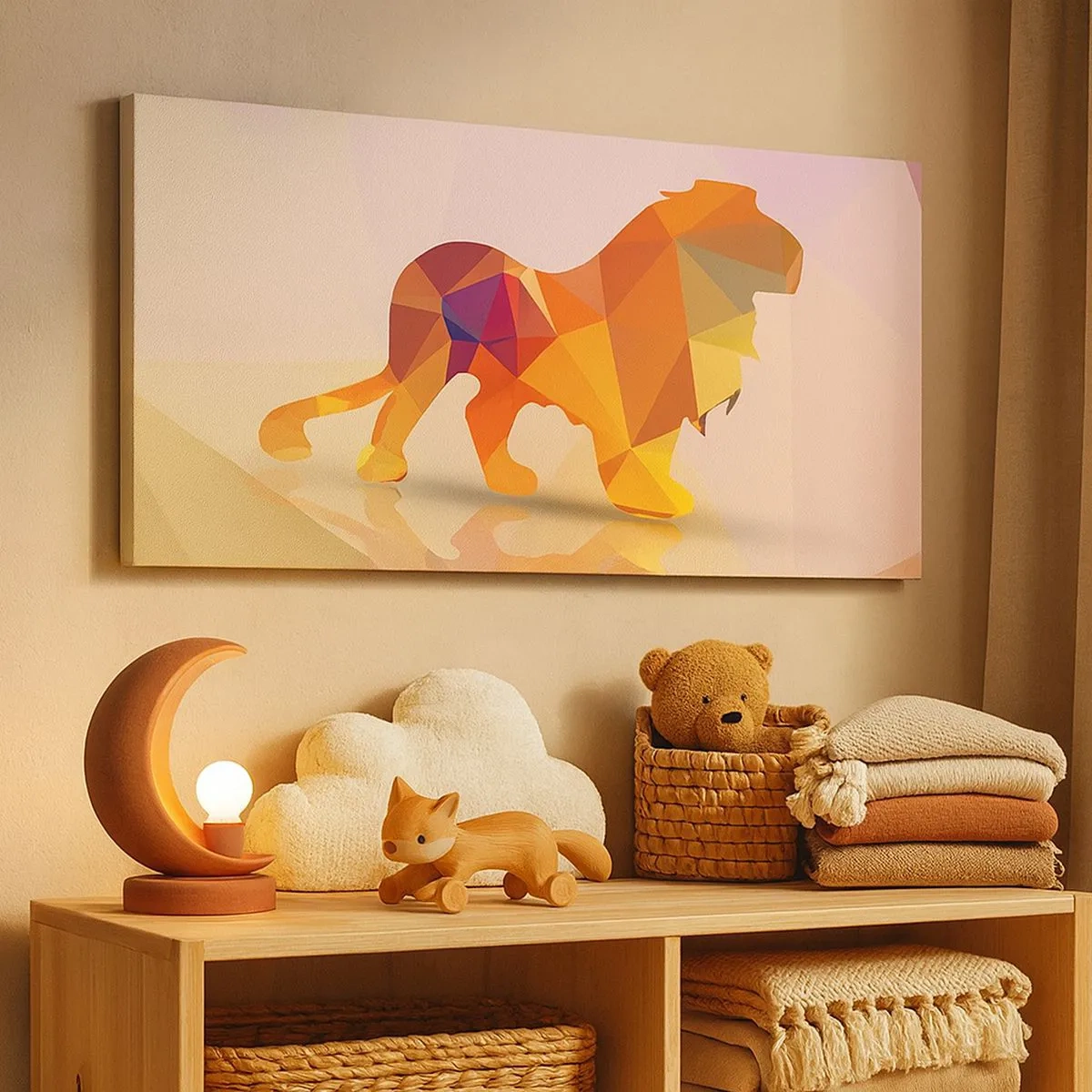 Bild auf Leinwand - Leinwandbild - Der Diamantenkönig - 100x40 cm