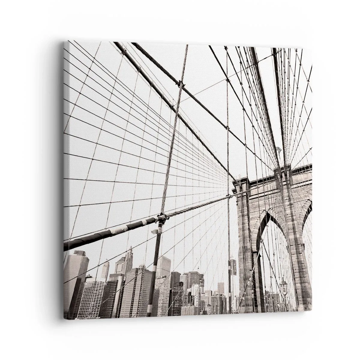 Bild auf Leinwand - Leinwandbild - New Yorker Kathedrale - 30x30 cm