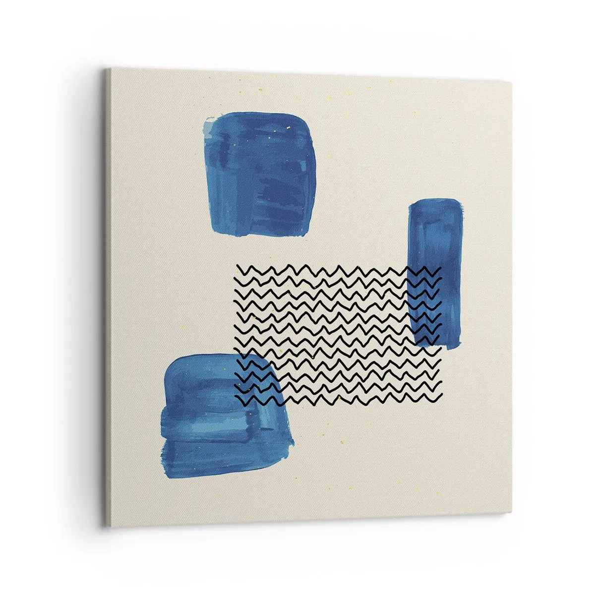 Bild auf Leinwand - Leinwandbild - Ein abstraktes Quartett - 60x60 cm