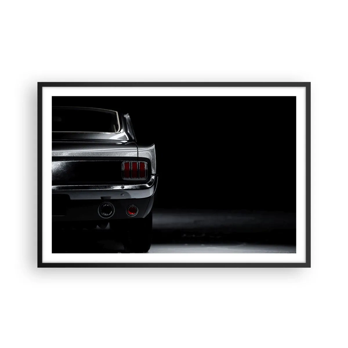 Poster in einem schwarzem Rahmen - Charme des Klassikers - 91x61 cm