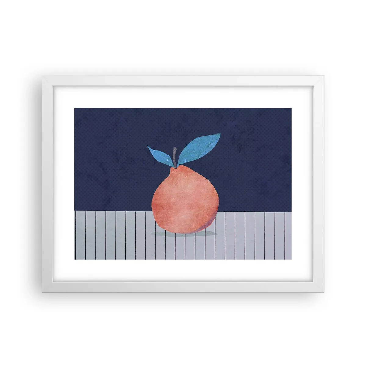 Poster in einem weißen Rahmen - Konvexität und Ebene - 40x30 cm