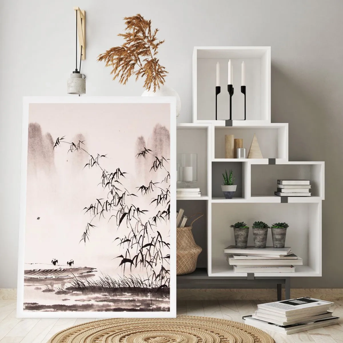 Poster - Die Stille der Reisfelder - 40x50 cm