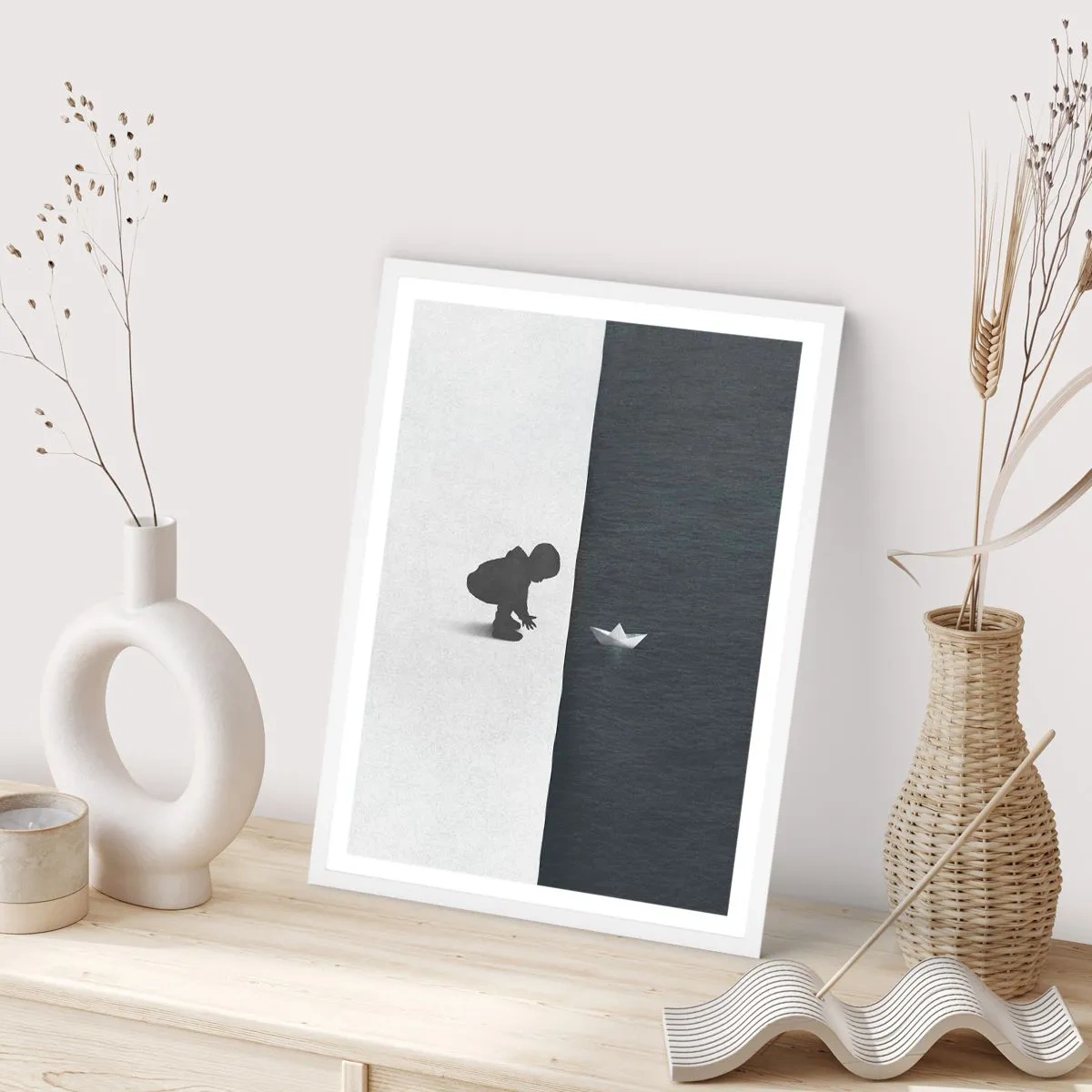 Poster in einem weißen Rahmen - Tolle Expedition - 30x40 cm