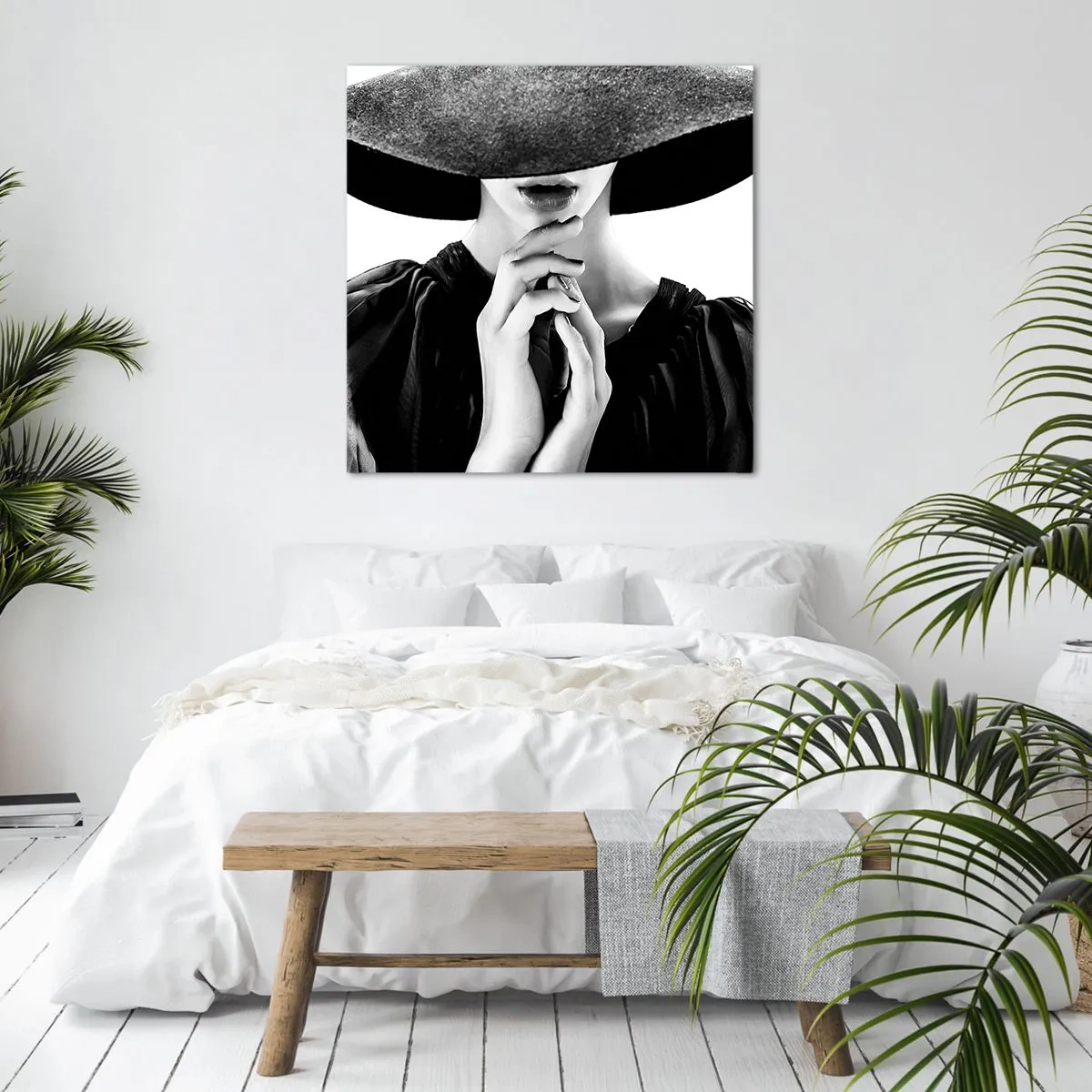 Bild auf Leinwand - Leinwandbild - Versteckte Schönheit - 60x60 cm