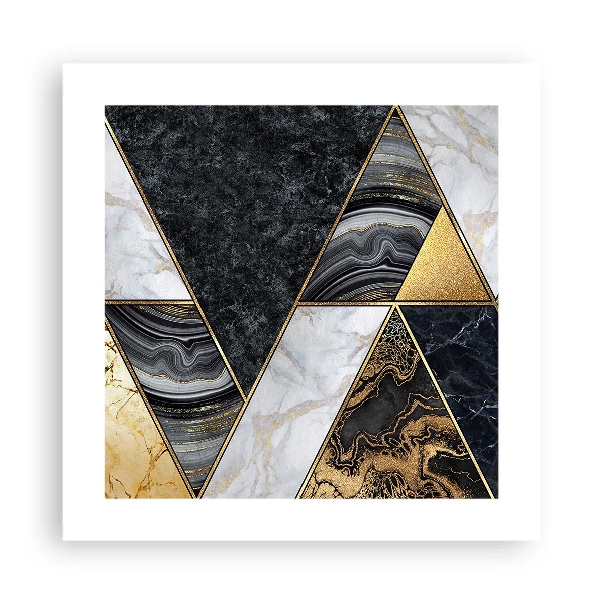 Poster - Stein um Stein - 40x40 cm