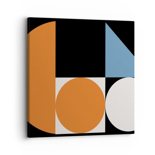 Bild auf Leinwand - Leinwandbild - Bebilderte Anordnung - 30x30 cm