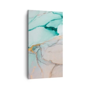 Bild auf Leinwand - Leinwandbild - Ein Tanz der Formen und Farben - 45x80 cm