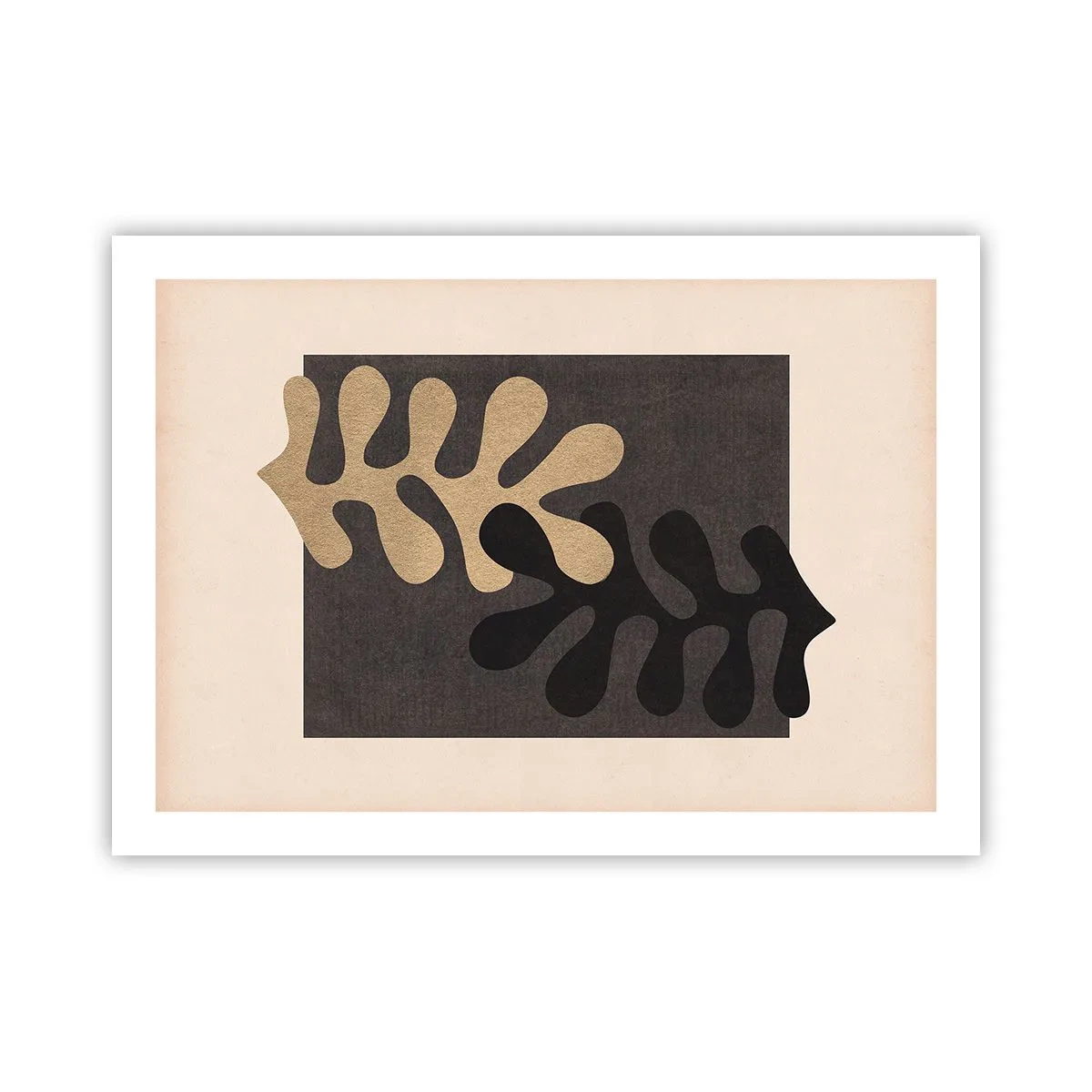 Poster - Abwesenheit und Ergänzung - 70x50 cm