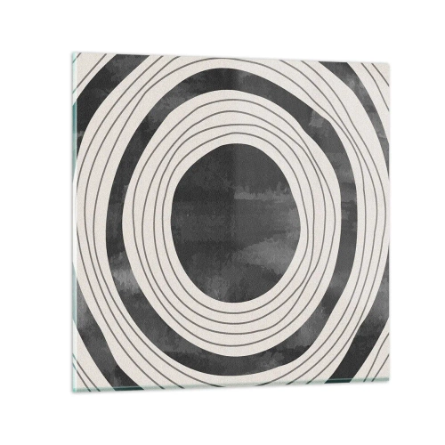 Glasbild - Bild auf glas - Auf den Punkt gebracht - 40x40 cm