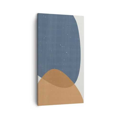 Bild auf Leinwand - Leinwandbild - Ovale und Einflüsse - 45x80 cm