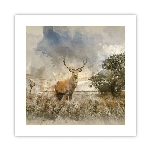 Poster - Würde – Stärke – Würde - 40x40 cm