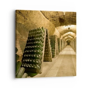 Bild auf Leinwand - Leinwandbild - Die Geburt des Geschmacks - 30x30 cm