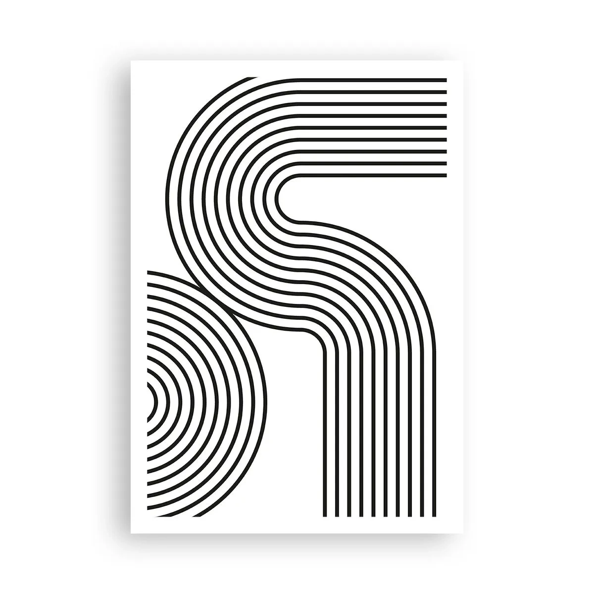 Poster - An der Kurve - 70x100 cm