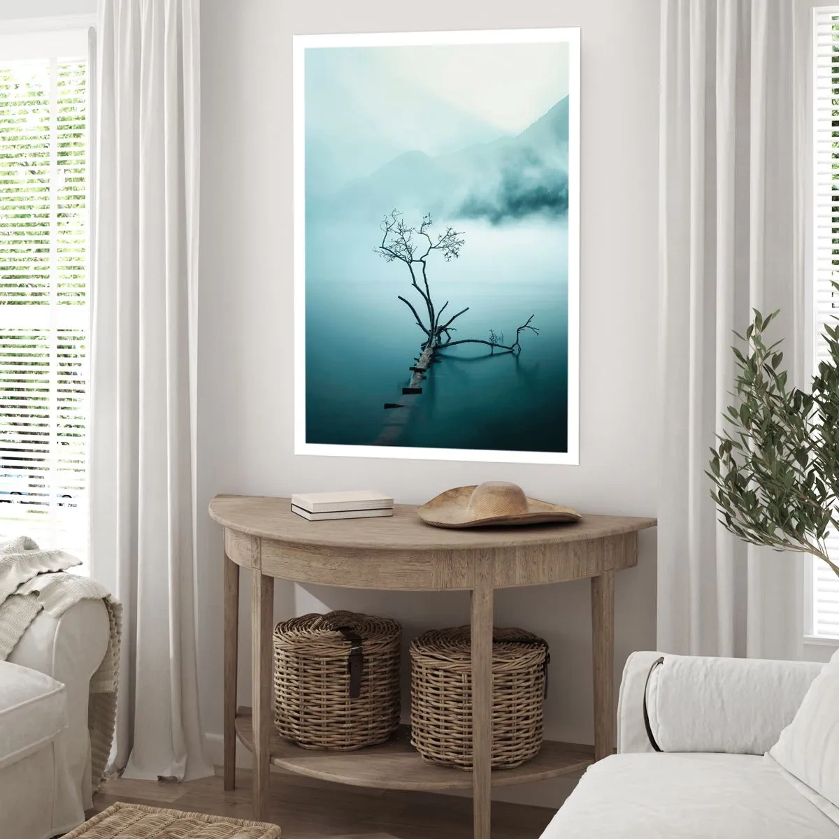 Poster - Aus Wasser und Nebel - 40x50 cm