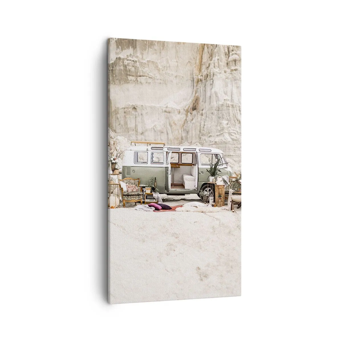 Bild auf Leinwand - Leinwandbild - Es ist die Zeit, die Reise zu beginnen - 45x80 cm