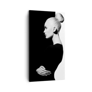 Bild auf Leinwand - Leinwandbild - Einfach eine Frau - 45x80 cm