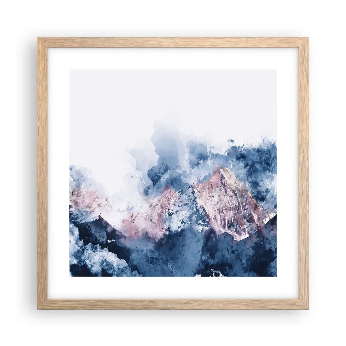 Poster in einem Rahmen aus heller Eiche - Das sind die Spitzen! - 40x40 cm