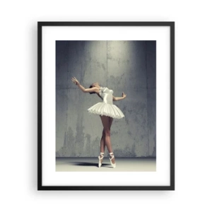 Poster in einem schwarzem Rahmen - Leicht wie ein Vogel - 40x50 cm