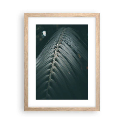 Poster in einem Rahmen aus heller Eiche - Die Präzision der Natur - 30x40 cm