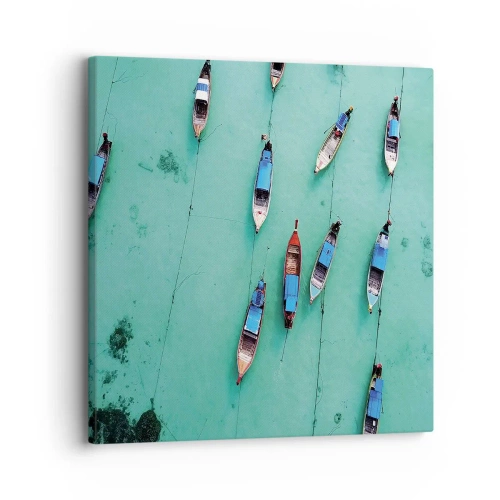 Bild auf Leinwand - Leinwandbild - In freudiger Erwartung - 30x30 cm