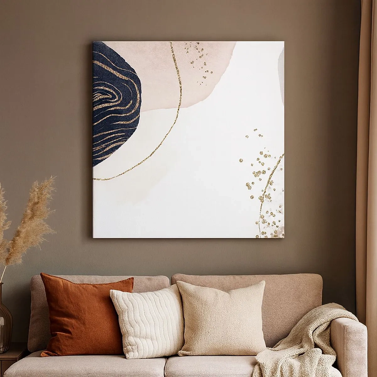 Bild auf Leinwand - Leinwandbild - Alles fließt - 30x30 cm