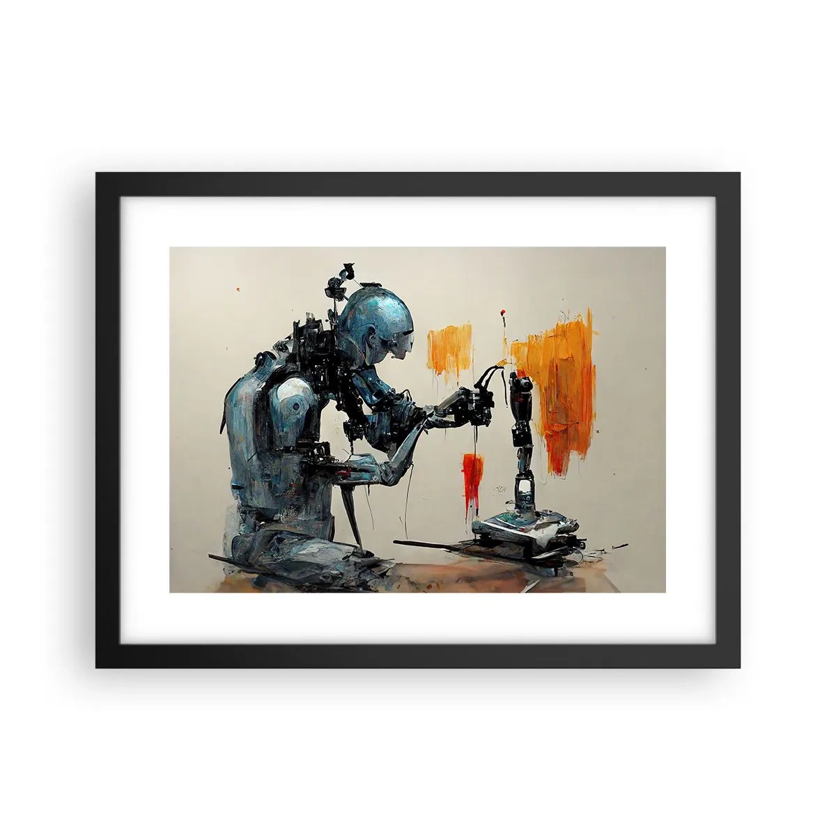 Poster in einem schwarzem Rahmen - Schon morgen… - 40x30 cm