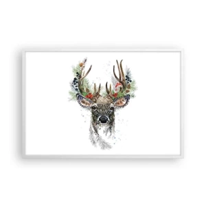 Poster in einem weißen Rahmen - Im festlichen Gewand - 91x61 cm