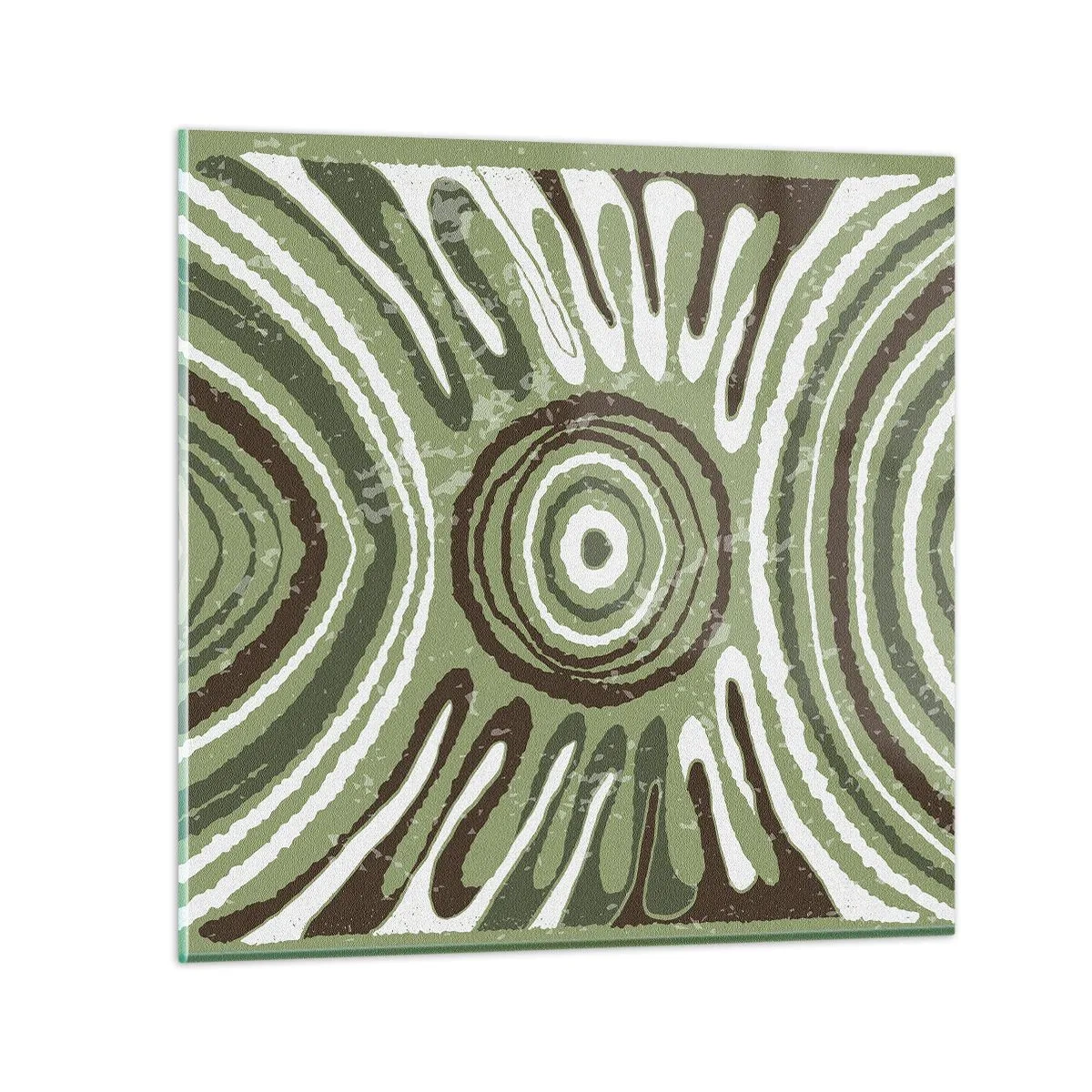 Glasbild - Bild auf glas - Explosion von Emotionen - 50x50 cm