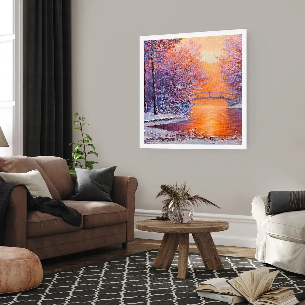 Poster - Treffen wir uns hier - 40x40 cm