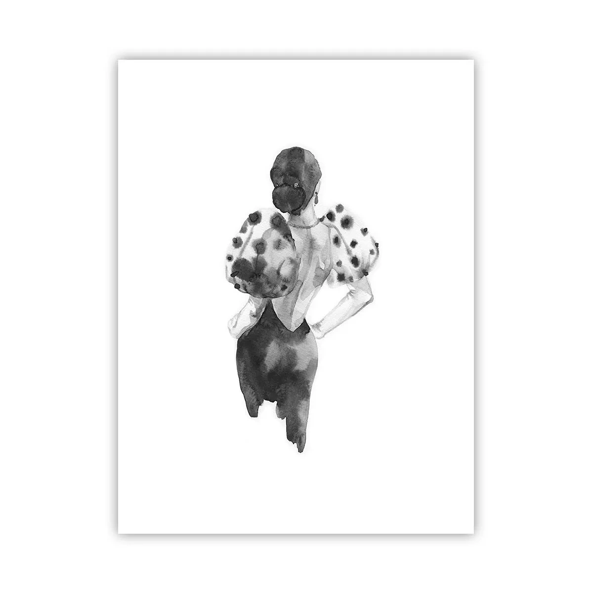 Poster - Sie ging direkt vorbei - 30x40 cm