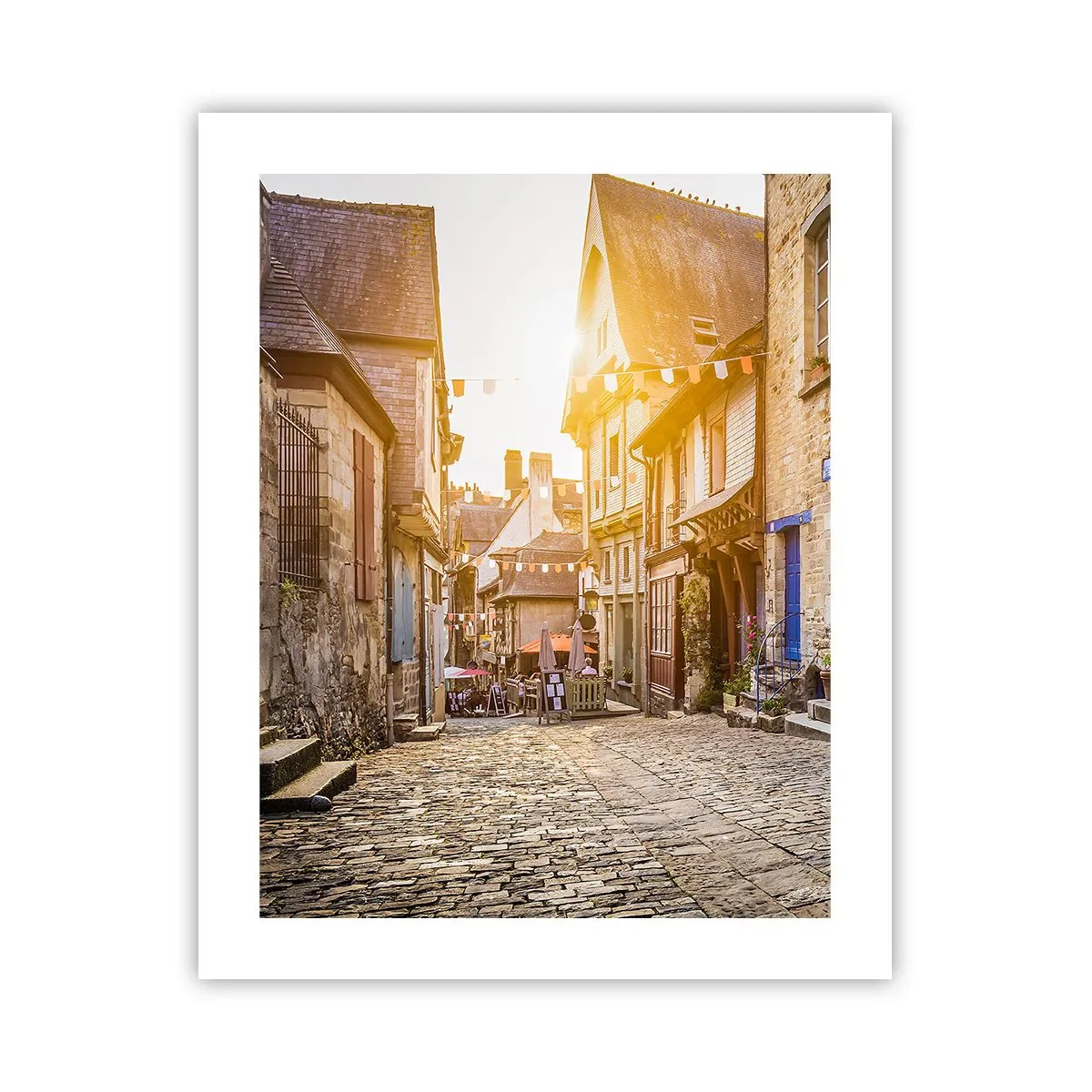 Poster - Der weiße Geist der Stadt - 40x50 cm