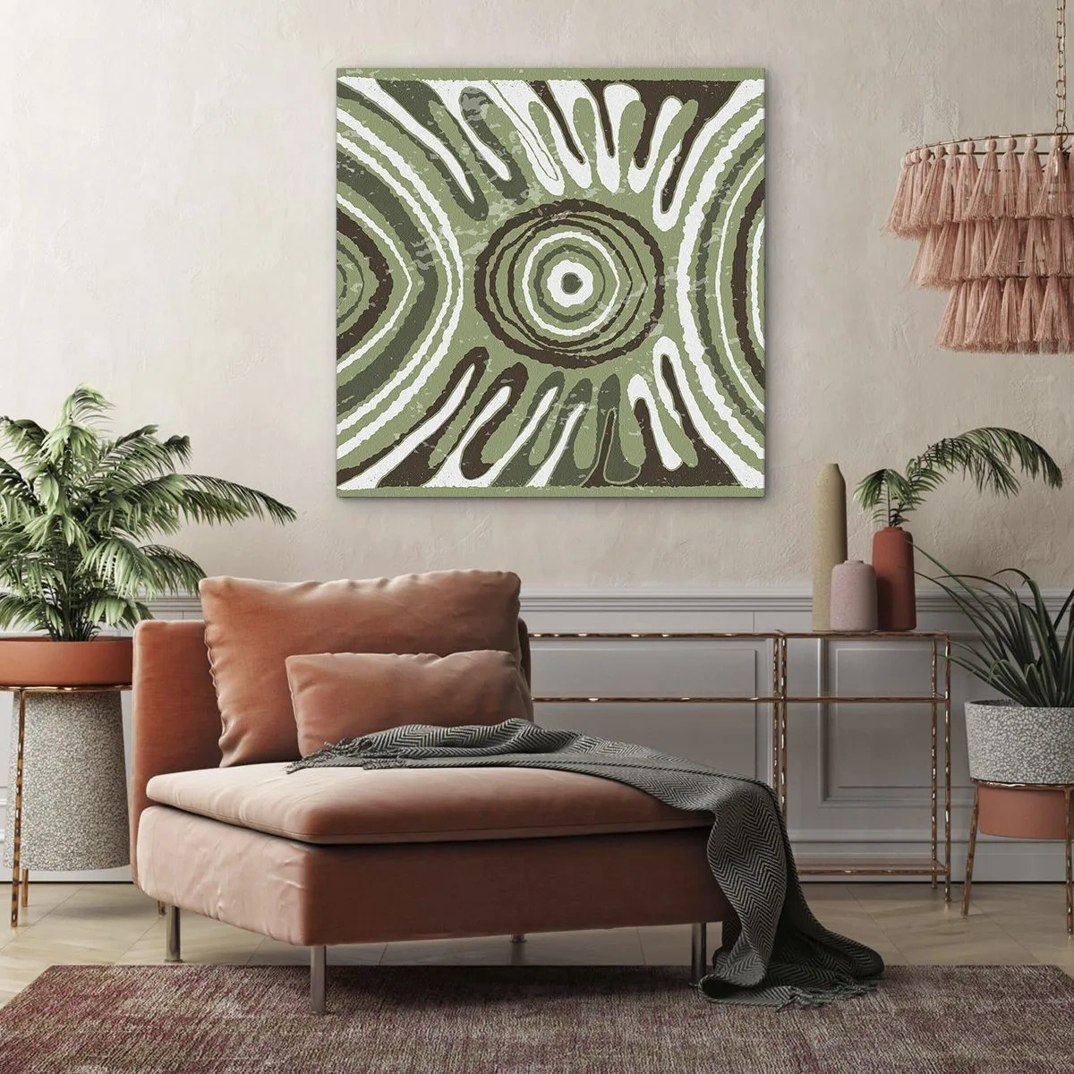Bild auf Leinwand - Leinwandbild - Explosion von Emotionen - 40x40 cm