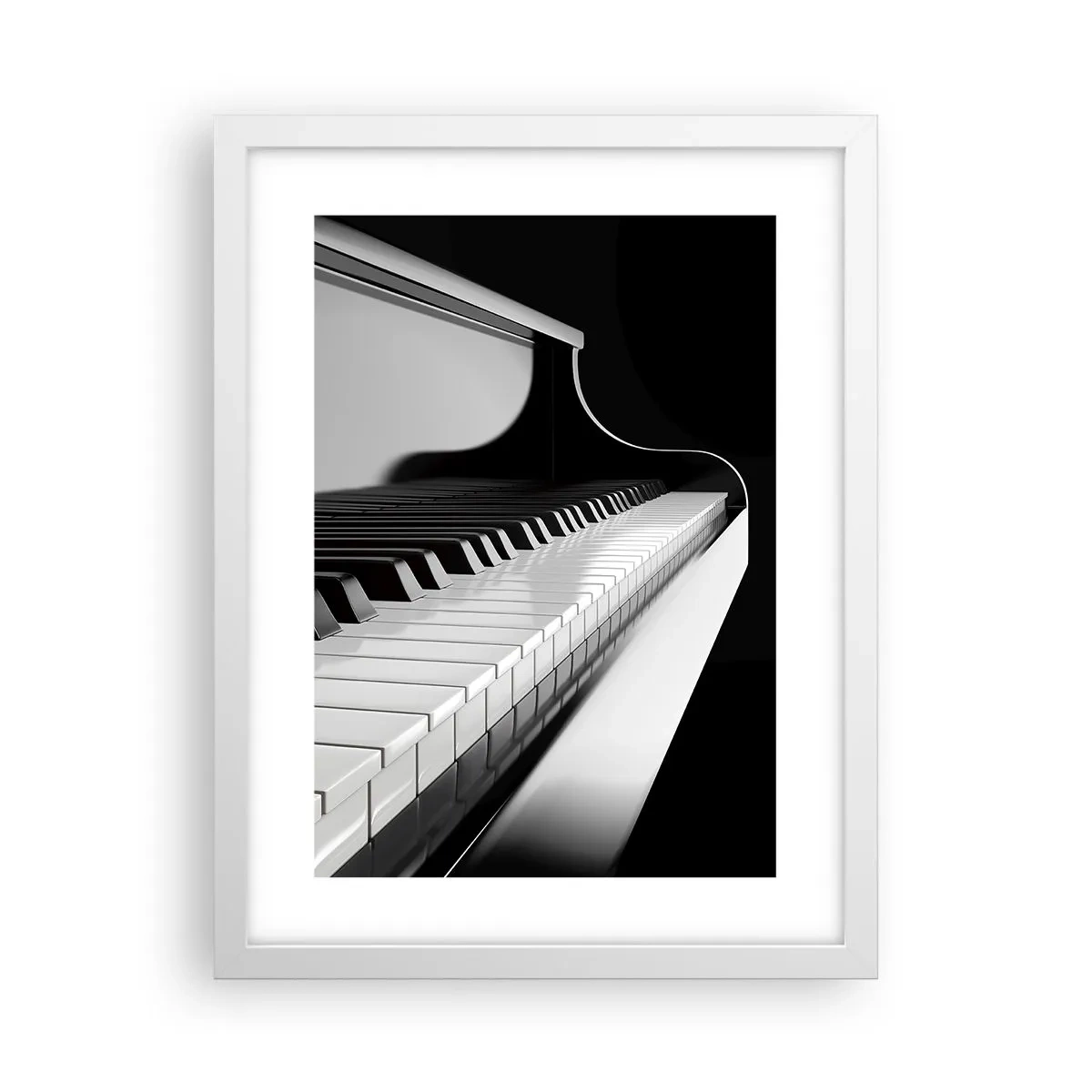 Poster in einem weißen Rahmen - Harmonie von Formen und Farben - 30x40 cm