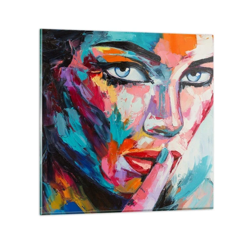 Glasbild - Bild auf glas - Unser erstes Geheimnis - 70x70 cm