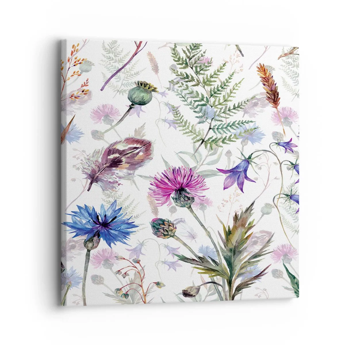 Bild auf Leinwand - Leinwandbild - Polnisches Herbarium - 30x30 cm
