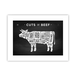 Poster - Metzger Grundierung - 40x30 cm