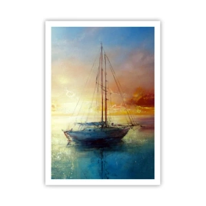 Poster - In einer goldenen Bucht - 70x100 cm