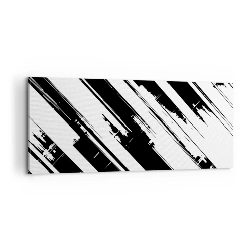 Bild auf Leinwand - Leinwandbild - Eine intensive und dynamische Komposition - 100x40 cm