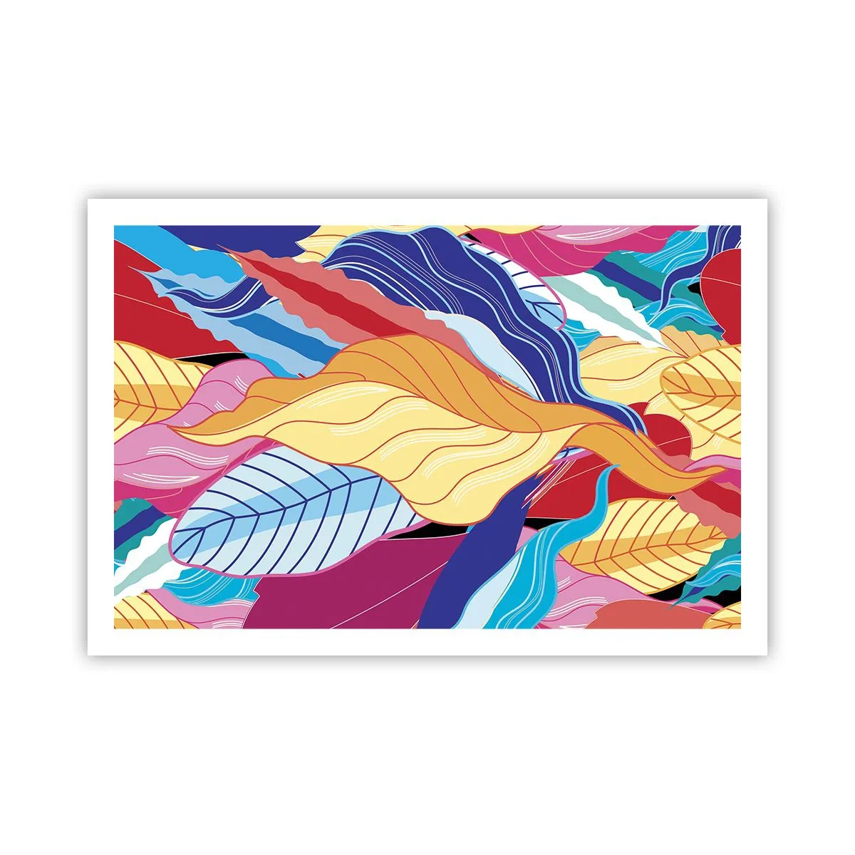 Poster - Buntes Durcheinander - 91x61 cm