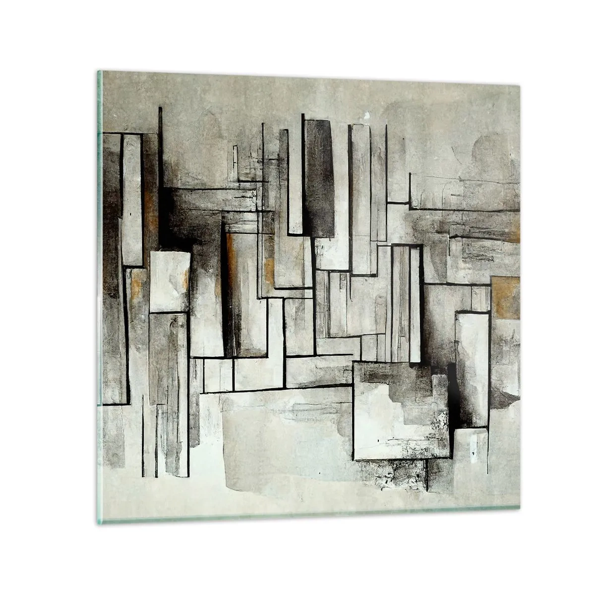 Glasbild - Bild auf glas - Kraft der Einfachheit - 70x70 cm