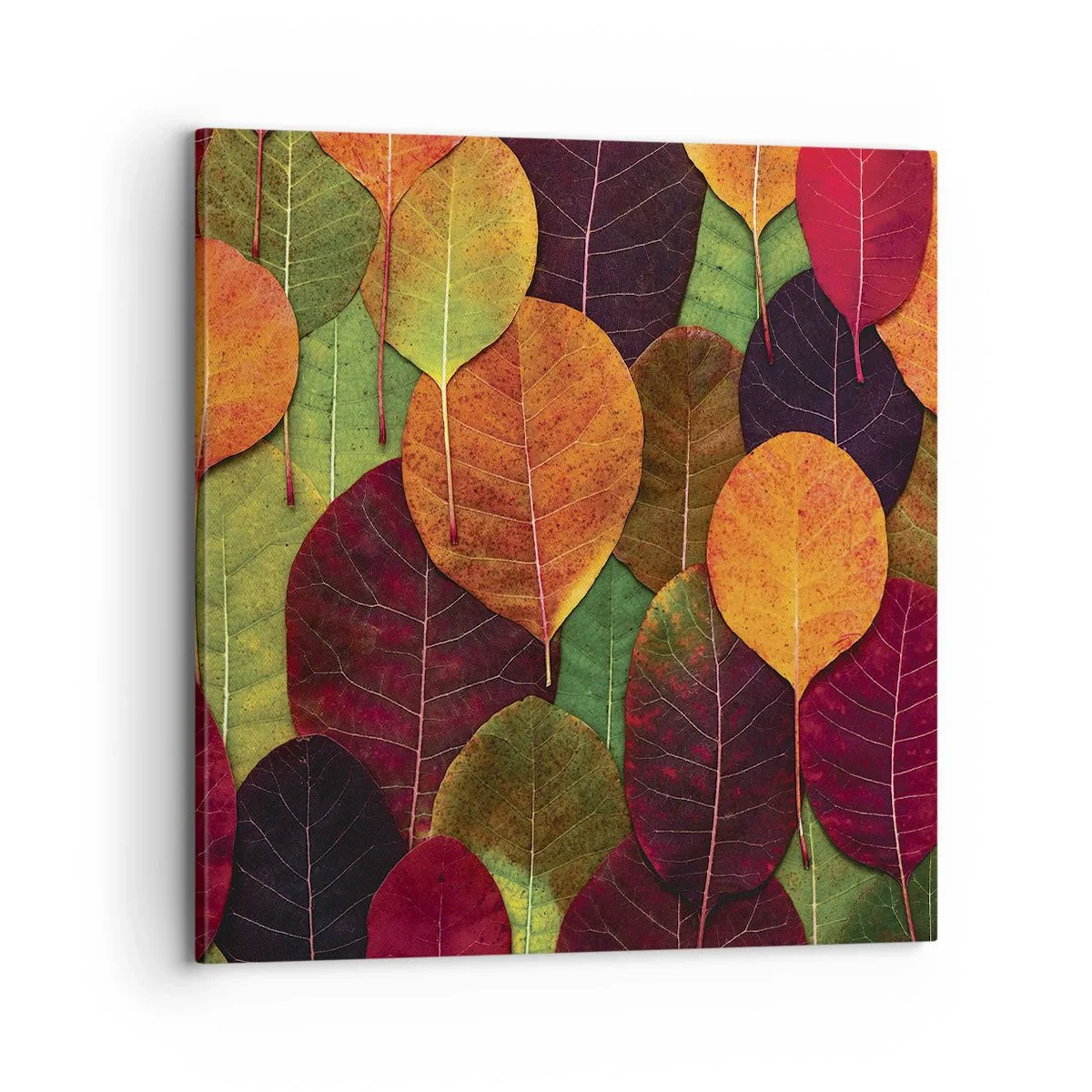 Bild auf Leinwand - Leinwandbild - Herbstmosaik - 70x70 cm