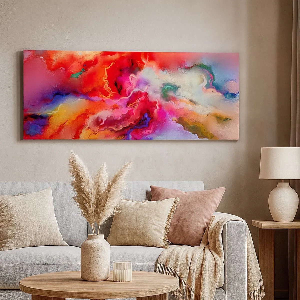 Bild auf Leinwand - Leinwandbild - Wie man Träume fängt - rauchen - 100x40 cm