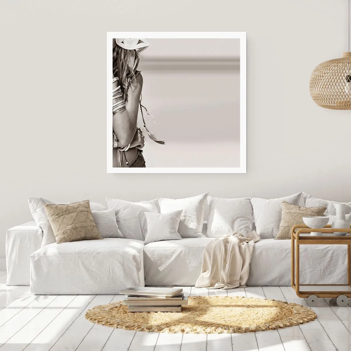 Poster - Wieso ein Mädchen - 30x30 cm