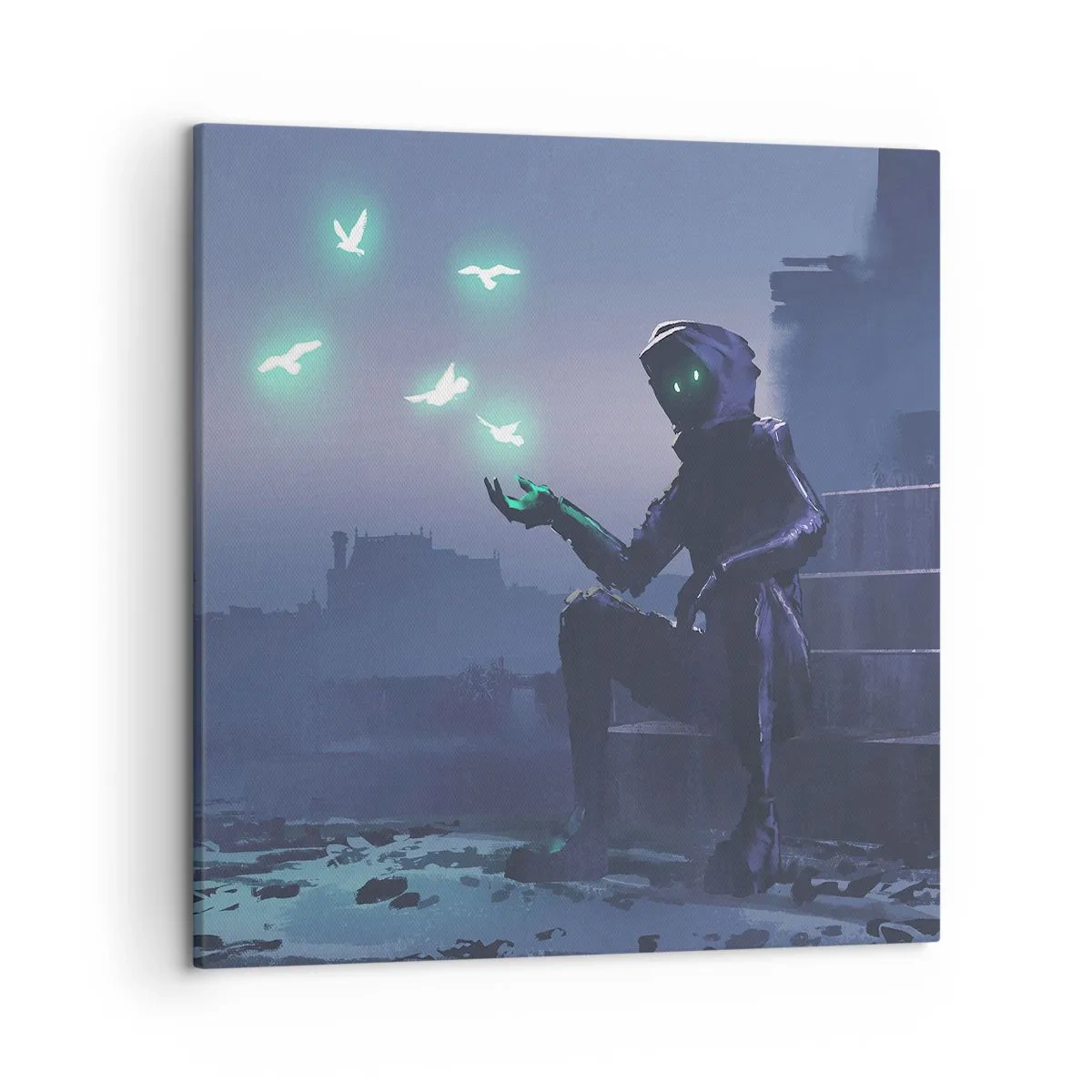 Bild auf Leinwand - Leinwandbild - Das Leben wird zurückkommen - 50x50 cm