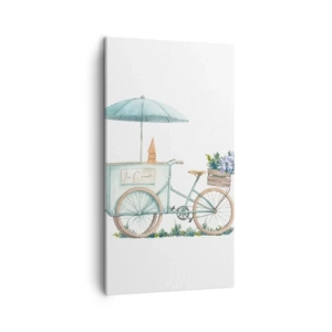 Bild auf Leinwand - Leinwandbild - Süße Erinnerung an den Sommer - 45x80 cm