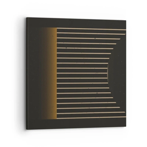 Bild auf Leinwand - Leinwandbild - Die Dunkelheit erkunden - 70x70 cm