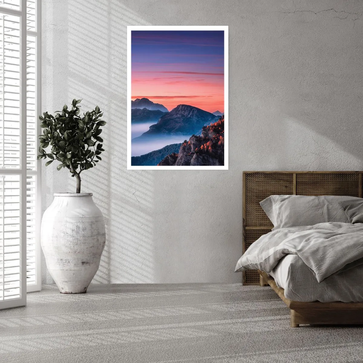 Poster - Über die Täler - 70x100 cm