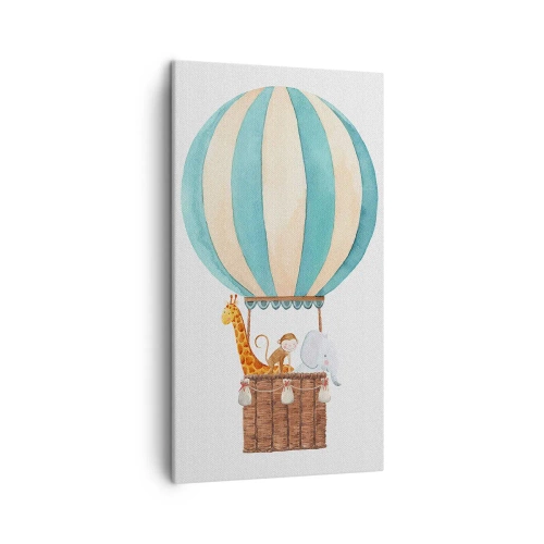 Bild auf Leinwand - Leinwandbild - Fantastische Reise - 45x80 cm